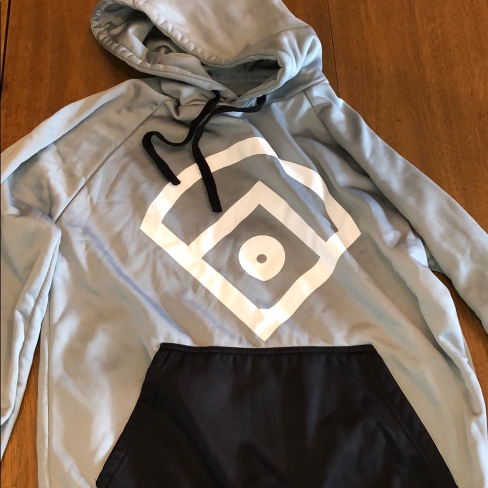 Routine Baseball Gray Hoodie